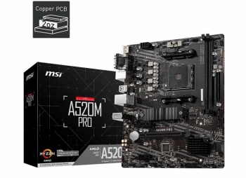   MSI A520M PRO Socket AM4