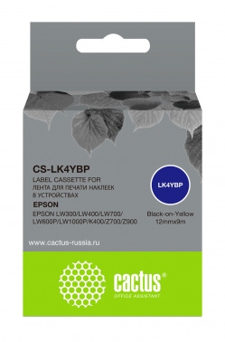   Cactus CS-LK4YBP   Epson LW300/LW400/LW700/LW600P/LW1000P/K400/Z700/Z900