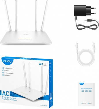   Cudy WR1200 AC1200 10/100BASE-TX 