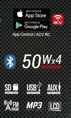  ACV AVS-912BM 1DIN 4x50
