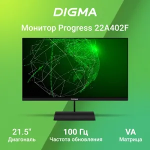  21.5 Digma Progress 22A402F  VA LED 5ms 16:9 HDMI M/M  250cd 178/178 1920x