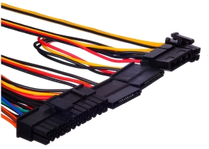   350W ExeGate AA350, ATX, 8cm fan, 24p+4p, 2*SATA, 1*IDE