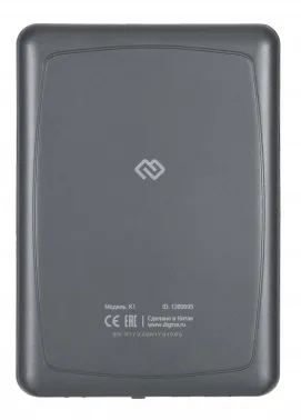   Digma K1 6 E-ink HD Pearl 758x1024 600MHz 128Mb/4Gb/SD/microSDHC -