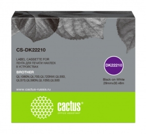  Cactus CS-DK22210   Brother P-touch QL-500, QL-550, QL-700, QL-800