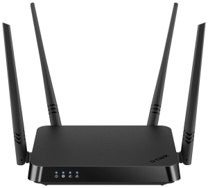  D-Link DIR-822/RU/E1A, Wireless AC1200 Dual-Band Router with 1 10/100Base-TX WAN port and 4 1