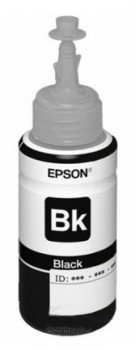 Картридж струйный Epson T6641 (C13T66414A) черный, (чернила, банка 70 мл.), для L100/L110/L120/L132