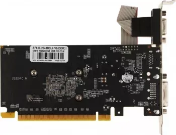  AFOX NVIDIA Geforce GT610 2GB DDR3 PCIE16  AF610-2048D3L7-V6