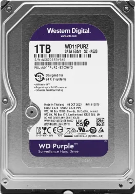   WD 1TB 5400rpm SATA 6GB/S 64MB PURPLE WD11PURZ SATA