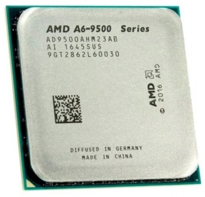  CPU AMD A6-9500  OEM (AM4, 3.5GHz up to 3.8GHz/1Mb, 2C/2T, Bristol Ridge, 2