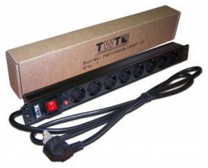    Lanmaster TWT-PDU19-16A8P-3.0 .. 8xSchuko  16A C14 3