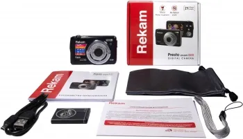 Rekam Presto zoom 800  21Mpix Zoom8x 2.7 1080p SDHC/MMC CMOS IS el 3.8minF/Li-Ion