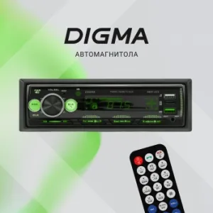  Digma MCP-413 1DIN 4x45 v5.0 USB 2.0 AUX 4 