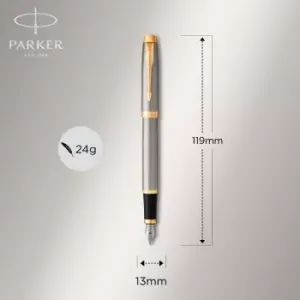   Parker IM Core F321 (1931649) Brushed Metal GT F    ..