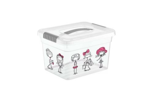 Ящик для хранения Funbox Deco 5л с ручкой МОДНИЦЫ