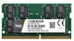   Apacer SO-DIMM DDR4 4GB 2666  ES.04G2V.KNH Non-ECC, CL19, 1.2V, AS04GGB26CQTBGH, 