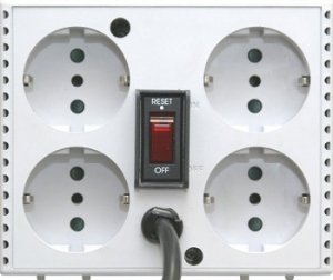   Powercom Voltage Regulator, 2000VA, White, Schuko