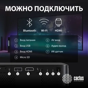  Cactus CS-PRE.08B.WXGA LCD 1500Lm LS 150Lm ANSI (1280x720) 1000:1  :30000 1