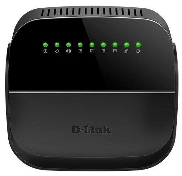 Роутер беспроводной D-Link DSL-2640U/R1A ADSL2+ черный (Annex A)