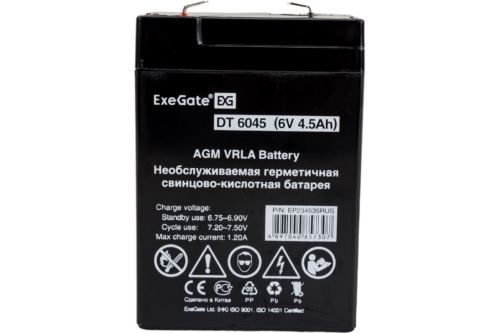  ExeGate EP234535RUS DT 6045/EXG645 (6V 4.5Ah)  F1